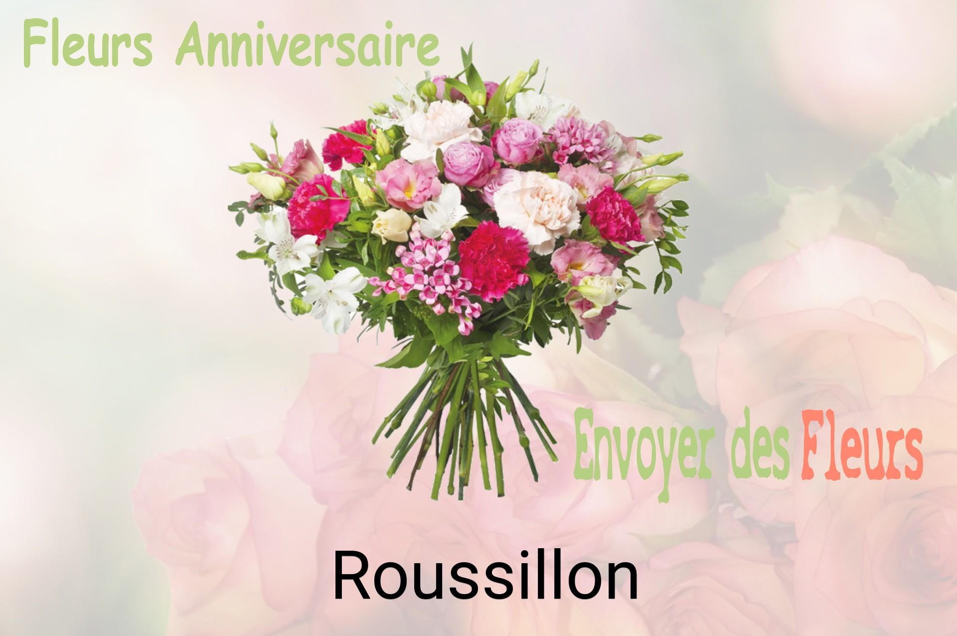 Bouquet de fleurs d’anniversaire livré à Roussillon